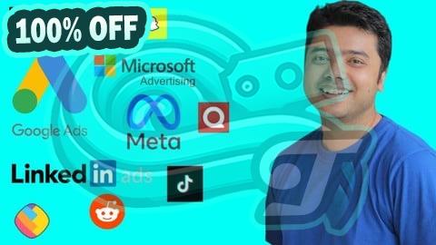 100% Free Coupon 11 Top Ads Platforms in 1 Course 2025: Excel in Paid Ads!