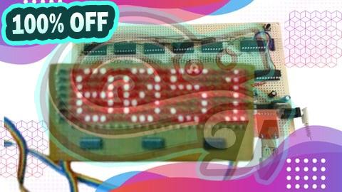 100% Free Coupon 8051 Microcontroller LED Movable Display with Assembly Lang.