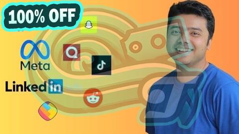 100% Free Coupon 9 Social Media Ads Platforms in 1 Course: Learn Paid Ads!