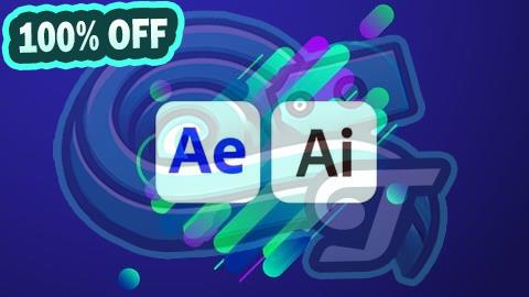 100% Free Coupon Adobe Illustrator & After Effects 2 in 1 Course for Newbies