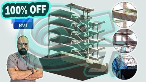 100% Free Coupon Advanced Revit BIM: LOD 400 Concrete Structure Modeling