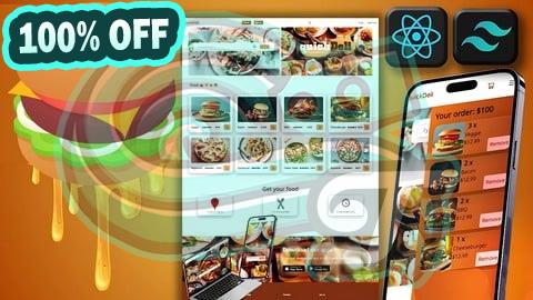 100% Free Coupon Build a Restaurant Online Store with React and TailwindCSS