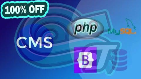 100% Free Coupon Build Complete CMS Blog in PHP MySQL Bootstrap & PDO