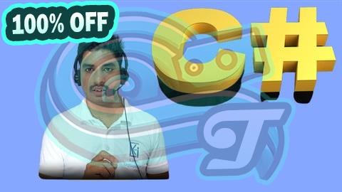 100% Free Coupon C# : Basics to Professional Level C Sharp Coding
