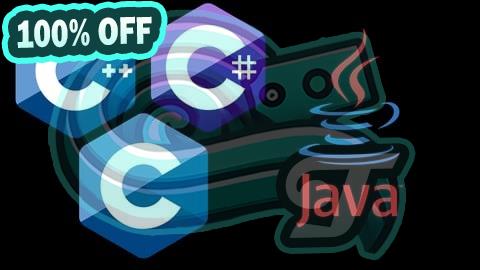 100% Free Coupon C, C++, C#, Java: The Ultimate Coding Course for Beginners