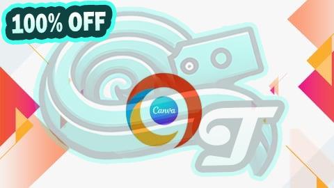 100% Free Coupon Canva Crash Course 2025: Create Stunning Designs Fast!