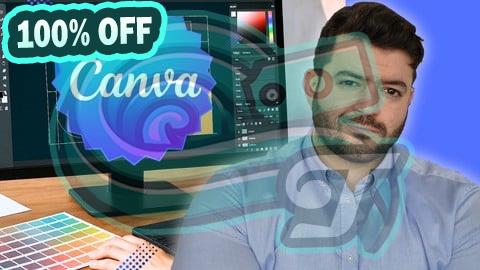 100% Free Coupon Canva Graphics Design Course For Beginners & Non Designers