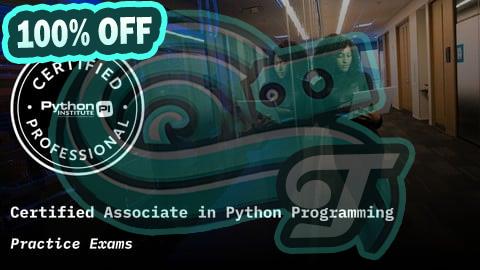 100% Free Coupon Certified Associate in Python Programming Practice Exams