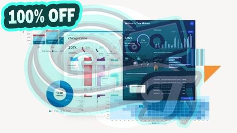 100% Free Coupon Certified Data Visualization & Dashboarding