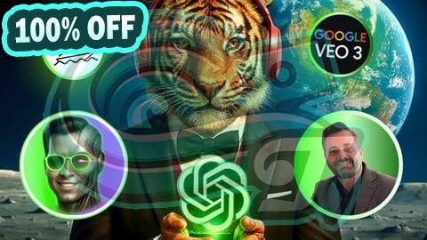 100% Free Coupon ChatGPT, Midjourney & VEO3 for VIRAL Product Marketing