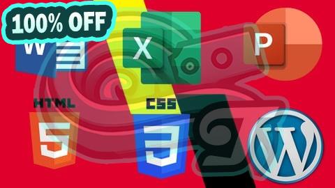 100% Free Coupon Complete MS Office and Web Design Development Course