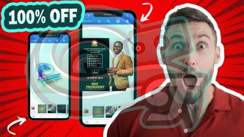 100% Free Coupon Complete SmartPhone Graphic Design - 3 in 1 Course