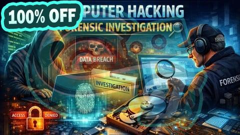 100% Free Coupon Computer Hacking Forensic Investigation