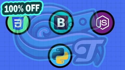 100% Free Coupon CSS, Bootstrap And JavaScript And Python Stack Course