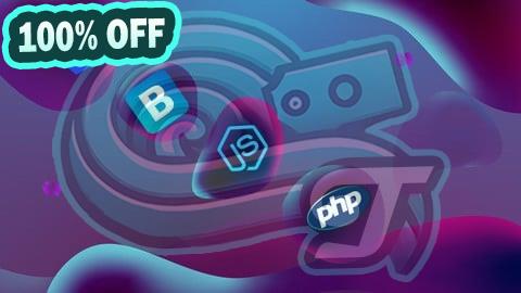 100% Free Coupon CSS, Bootstrap, JavaScript And PHP Stack Complete Course