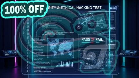 100% Free Coupon Cybersecurity & Ethical Hacking Test