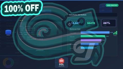 100% Free Coupon Domina SQL: Convierte preguntas de negocio en respuestas