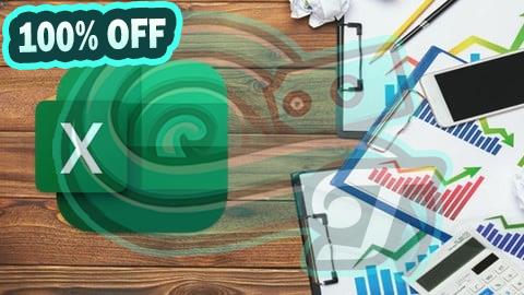 100% Free Coupon Excel Data Analysis Visualization with Management Technique