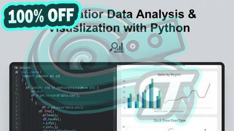 100% Free Coupon Exploratory Data Analysis & Visualization with Python