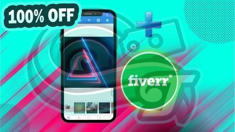 100% Free Coupon Freelancing with SmartPhone 3D Text Graphic Design