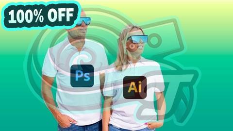 100% Free Coupon Graphic Design Masterclass: Master Illustrator & Photoshop