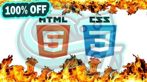 100% Free Coupon HTML and CSS for Beginners From Basic to Advance