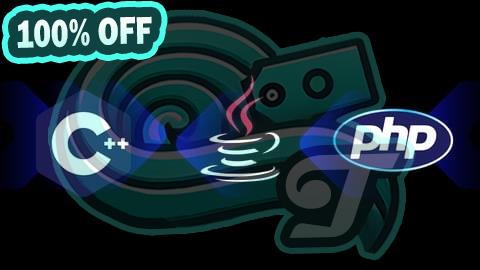 100% Free Coupon Java And C++ And PHP Crash Course All in One For Beginners