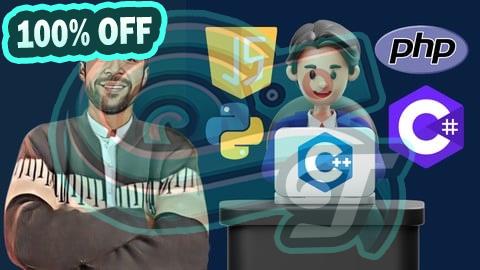 100% Free Coupon Learn FIVE (5) Computer Programming Languages in ONE COURSE