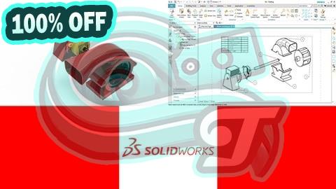 100% Free Coupon Learning SOLIDWORKS : For Students, Engineers, and Designers