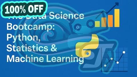 100% Free Coupon Master Python & ML: Stats, Analysis & Data Visualization