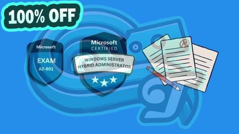 100% Free Coupon Microsoft AZ-801: Windows Server Hybrid Services Tests Exam