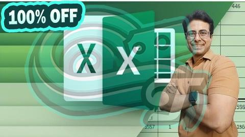 100% Free Coupon Microsoft Excel - Beginner To Expert