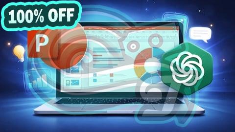 100% Free Coupon Microsoft PowerPoint Mastery Course using chatgpt