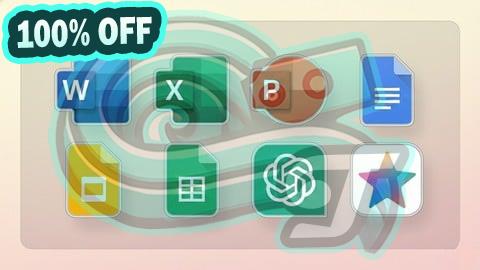 100% Free Coupon MS Office With AI Masterclass  Microsoft, Google ChatGPT