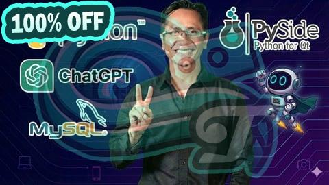 100% Free Coupon PySide + Python + ChatGPT: Tu 1ª App de Escritorio Real!