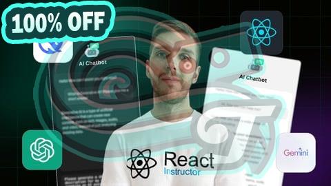 100% Free Coupon React.js AI Chatbot built with ChatGPT, Gemini and DeepSeek
