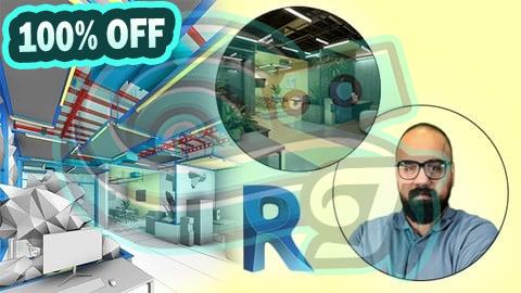 100% Free Coupon Revit Industrial Office- Interior Design- Structural and MEP