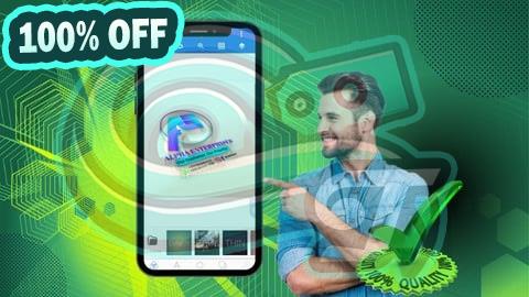 100% Free Coupon SmartPhone 3D Logo and Mockup Design