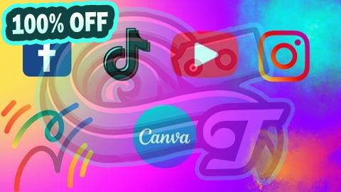 100% Free Coupon Social Media Graphics Design and Video Editing in Canva