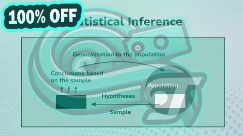 100% Free Coupon Statistical Inference & Hypothesis Testing for Data Science