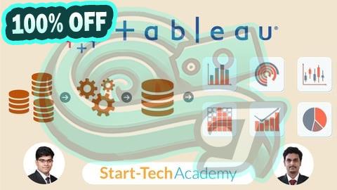 100% Free Coupon Tableau & Tableau Prep for Data Preparation & Visualization