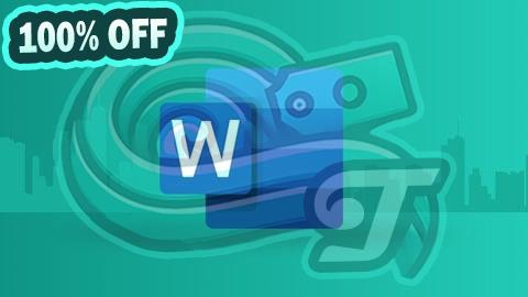 100% Free Coupon The Complete Microsoft Word Course: Learn Word Step by Step