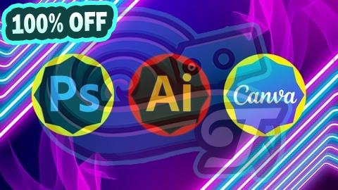 100% Free Coupon The Complete T-Shirt Design Toolkit: PS, AI & Canva