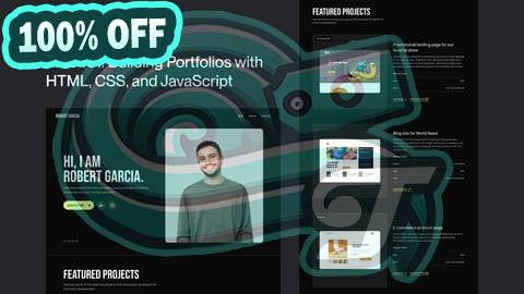 100% Free Coupon Web 101: Building Portfolios with HTML, CSS, and JavaScript