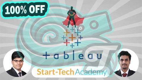 100% Free Coupon Zero to Hero in Tableau: Data Visualization using Tableau